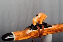 Texas Ebony Native American Flute, Minor, Mid G-4, #N26A